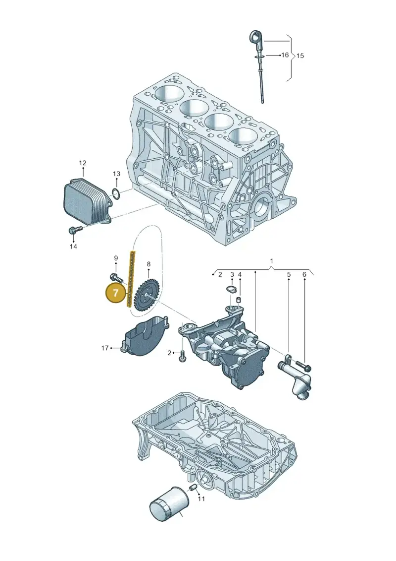 04E115225E — Skoda Fabia (2021-) diagram 813115040, position 7