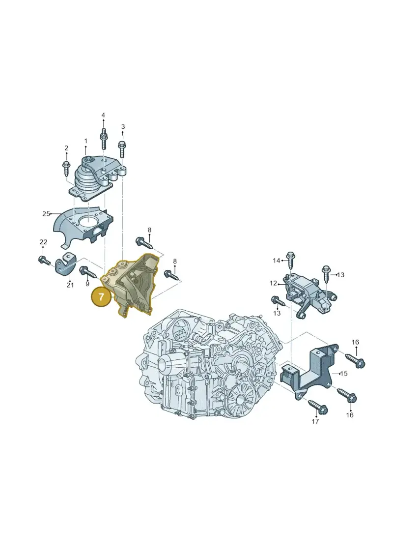04E199275F — Skoda Fabia (2014-2022) diagram 773199300, position 7