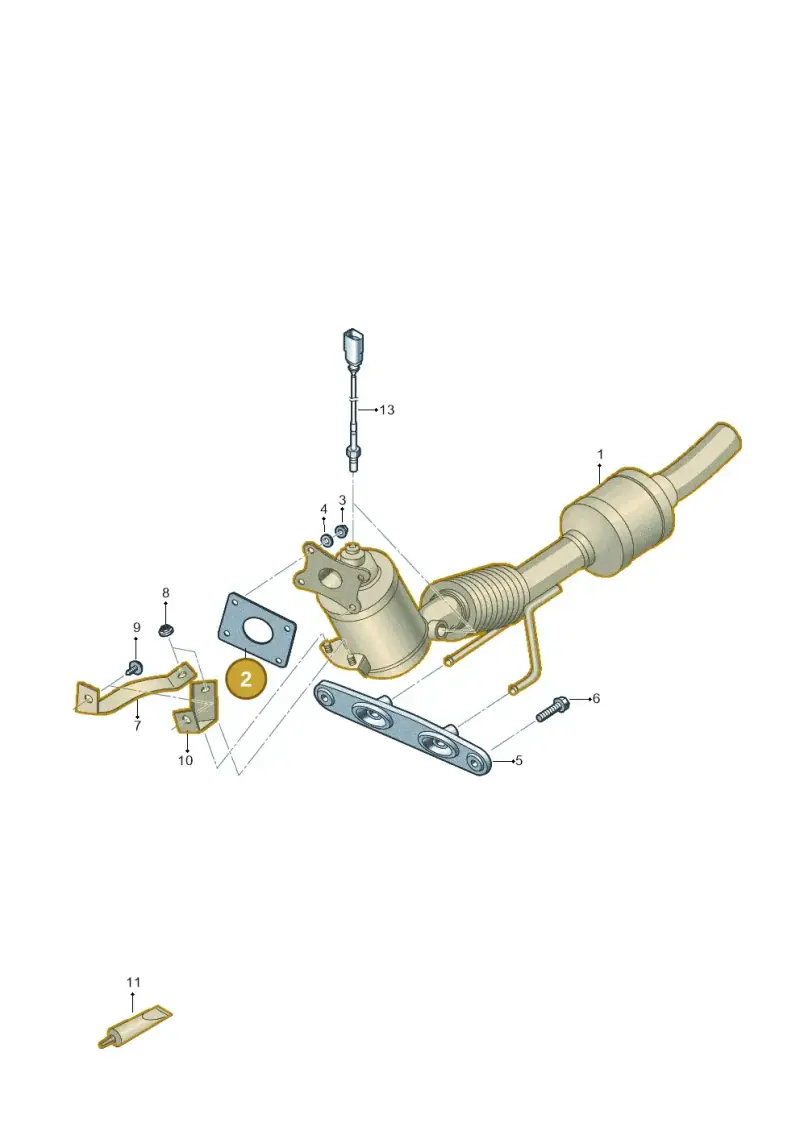 04E253039F — Skoda Octavia (2019-2024) diagram 866253240, position 2