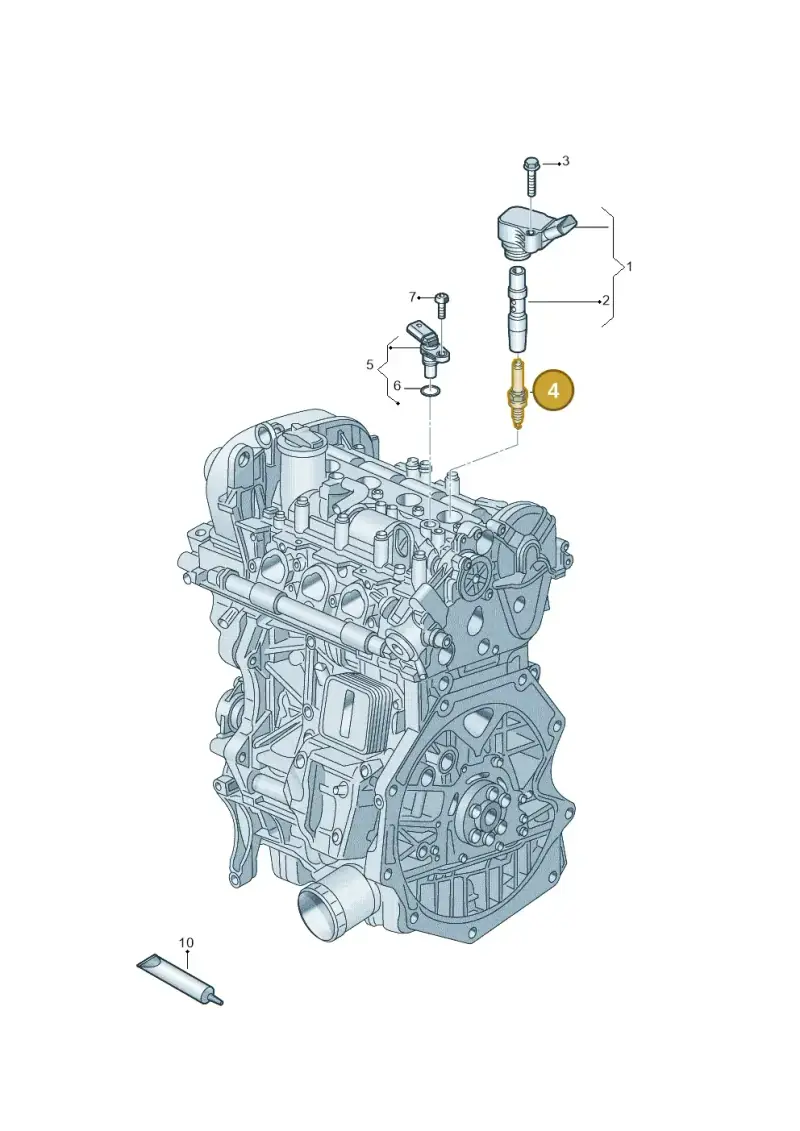 04E905602 — Skoda Kamiq (2019-) diagram 804905000, position 4