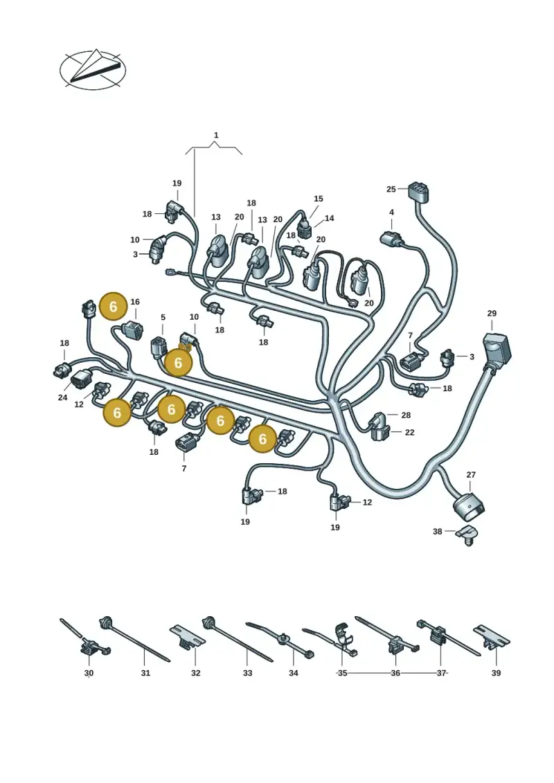 04E973702 — Skoda Octavia (2019-2024) diagram 5h0971010, position 6