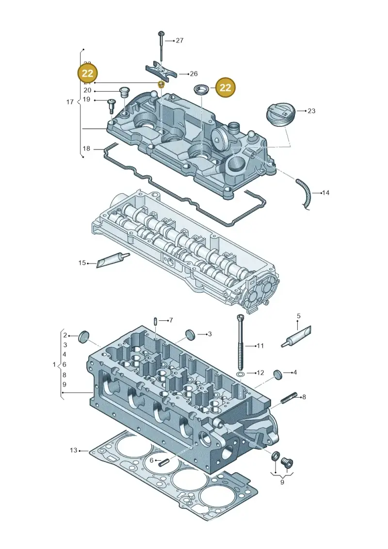 04L103070B — Skoda Kodiaq (2024-) diagram 827103550, position 22