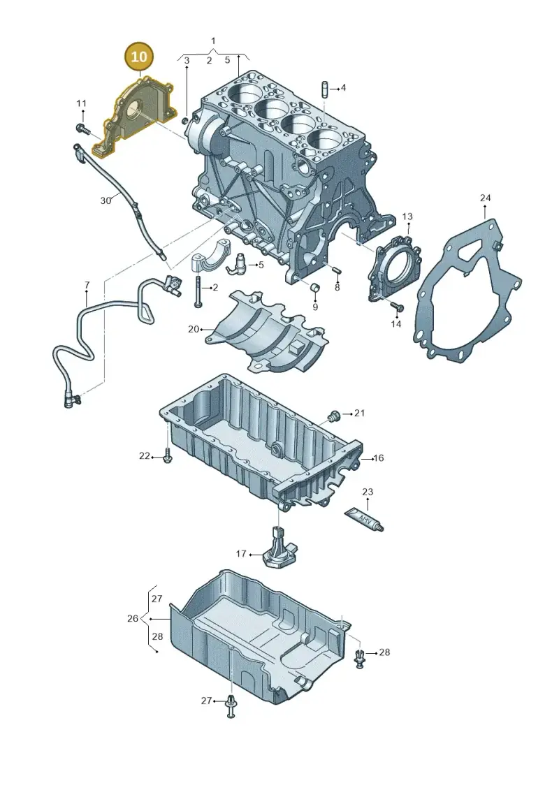 04L103151A — Skoda Kamiq (2019-) diagram 884103200, position 10