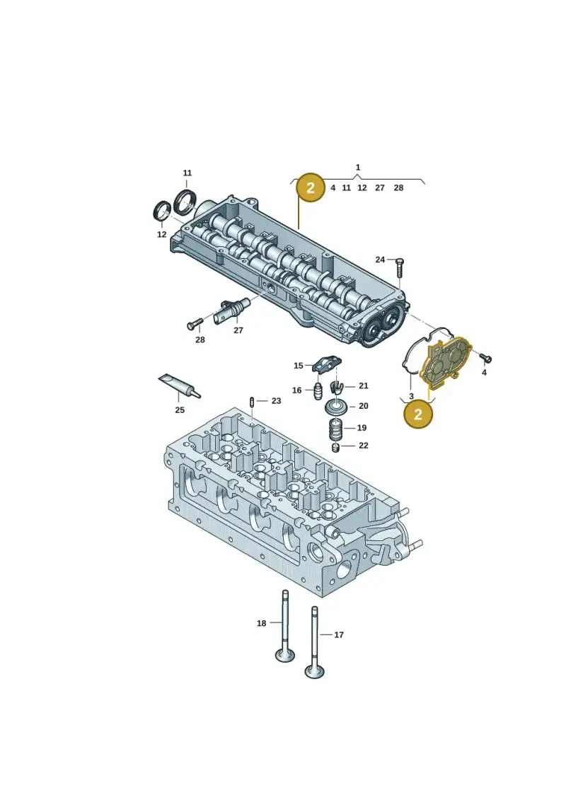 04L109283C — Skoda Octavia (2019-2024) diagram 884109045, position 2