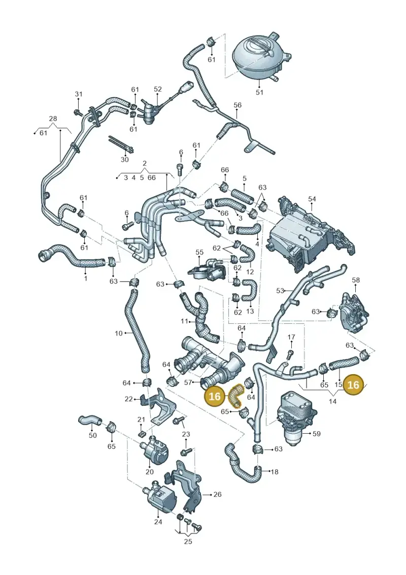 04L121058B — Skoda Kodiaq (2018-2022) diagram 793121300, position 16
