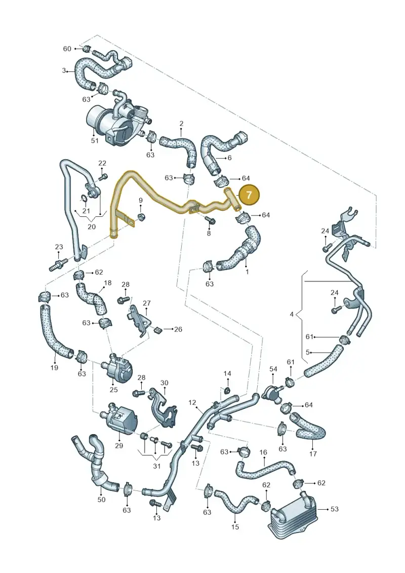 04L121065CR — Skoda Kodiaq (2018-2022) diagram 793121370, position 7