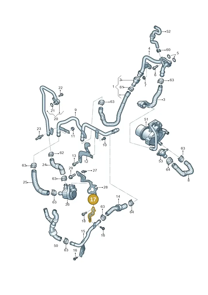 04L121093S — Skoda Rapid (2012-2022) diagram 792121150, position 17