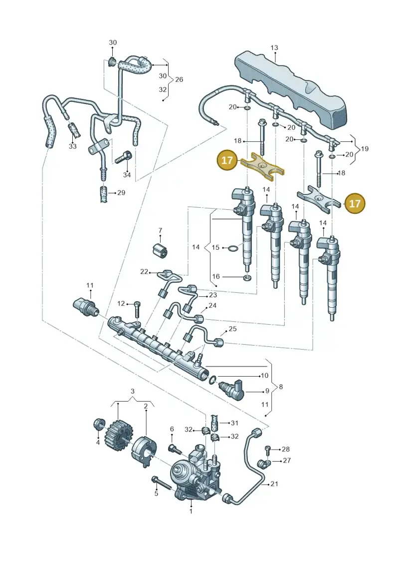04L130216 — Skoda Kodiaq (2024-) diagram 746130000, position 17