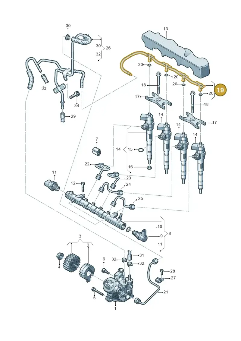 04L130235N — Skoda Kodiaq (2024-) diagram 746130000, position 19