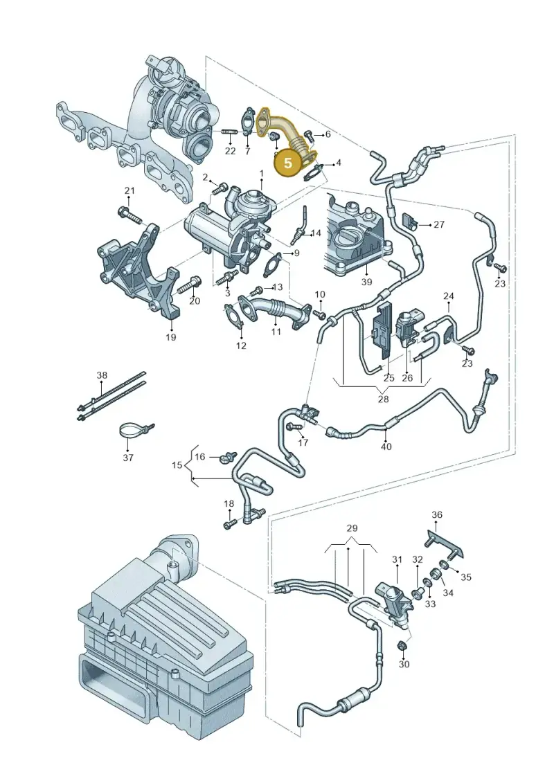 04L131521A — Skoda Karoq (2017-2022) diagram 884131500, position 5