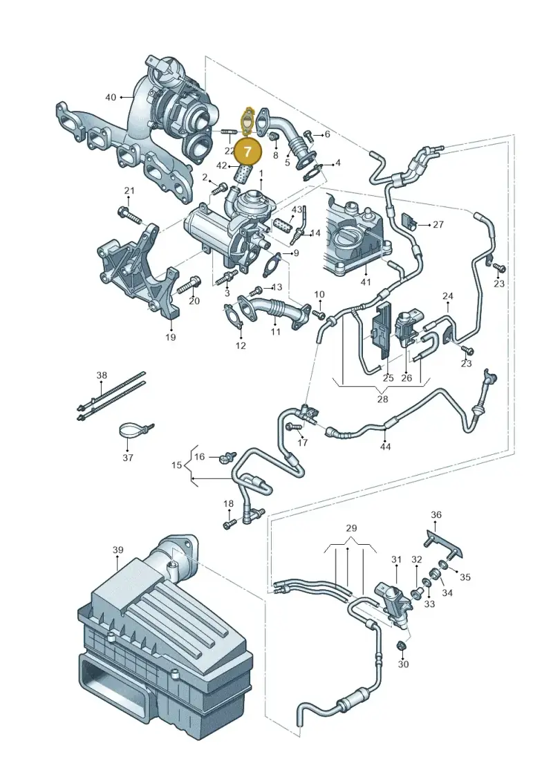 04L131547S — Skoda Octavia (2017-2020) diagram 746131500, position 7
