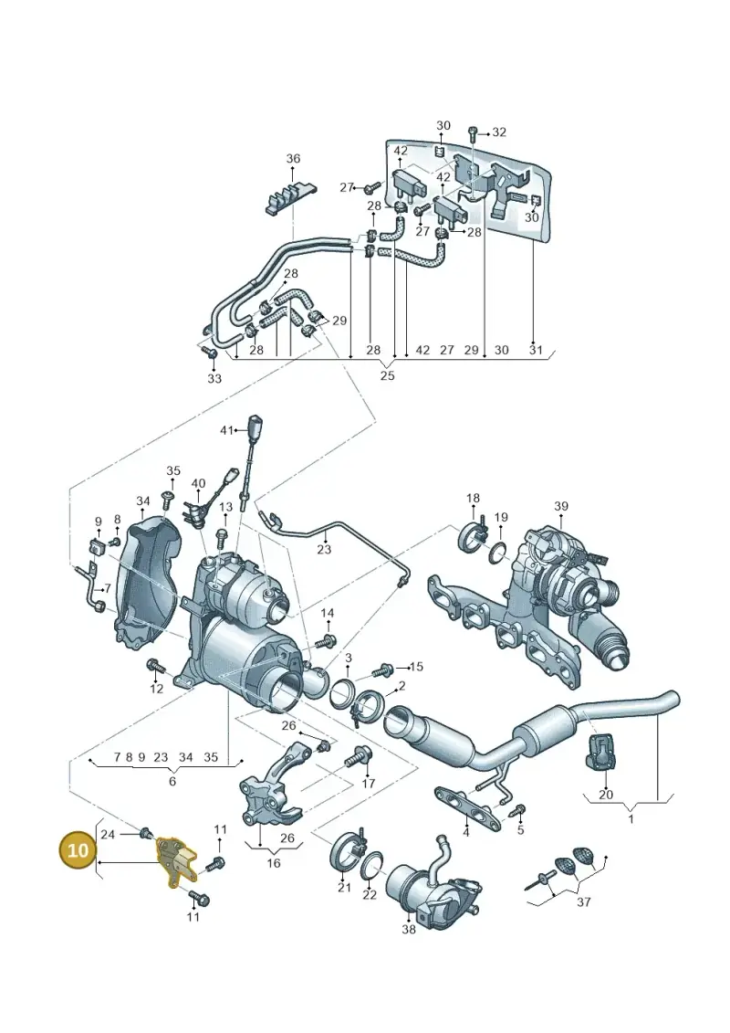 04L131561J — Skoda Kodiaq (2018-2022) diagram 810253400, position 10