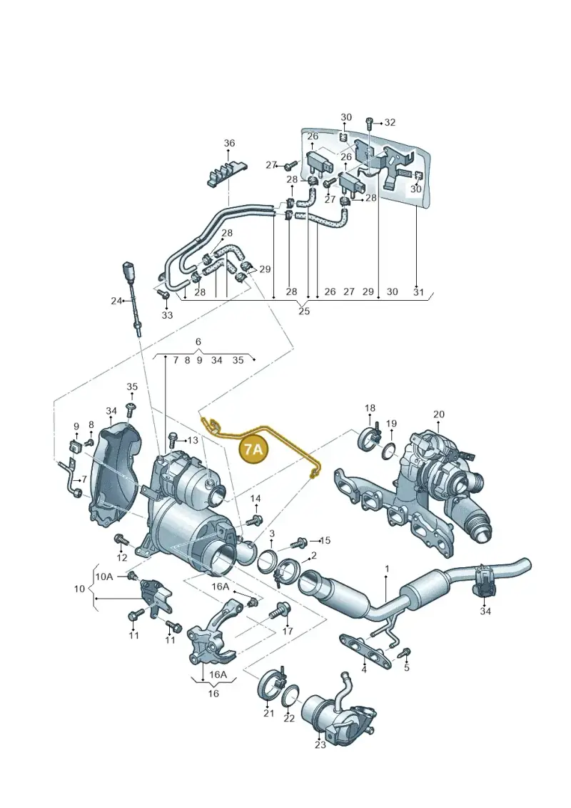 04L131582F — Skoda Karoq (2017-2022) diagram 834253030, position 7A