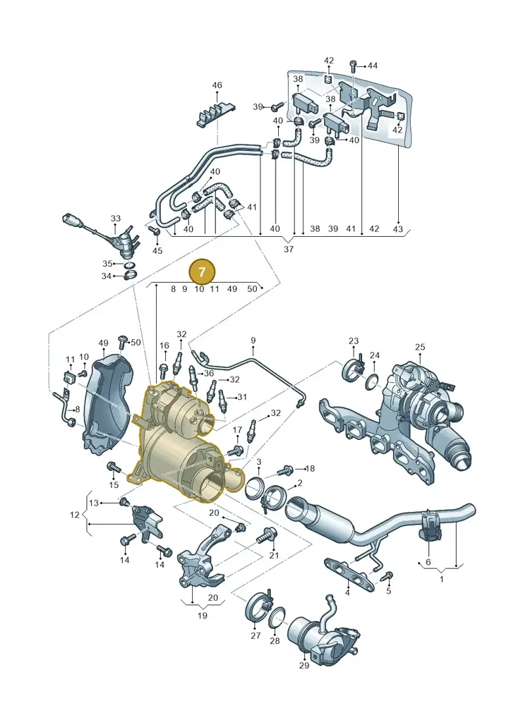 04L131670GX — Skoda Karoq (2017-2022) diagram 803253720, position 7