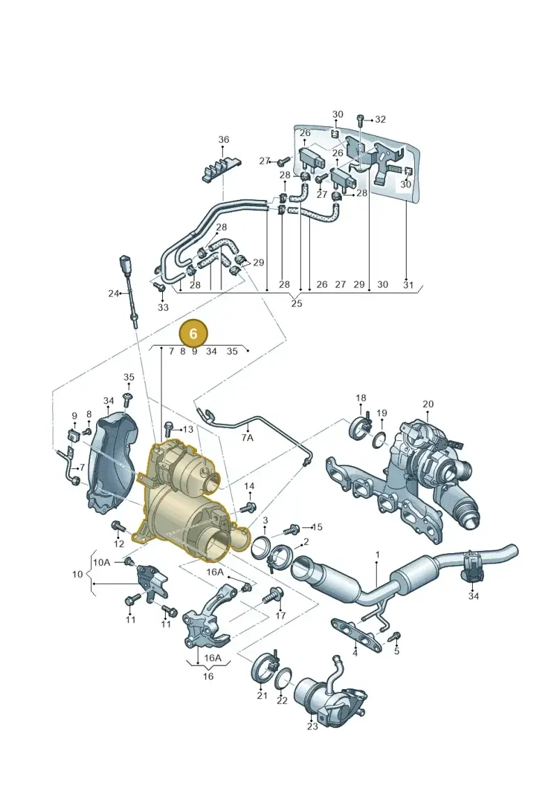 04L131678NX — Skoda Karoq (2017-2022) diagram 834253030, position 6