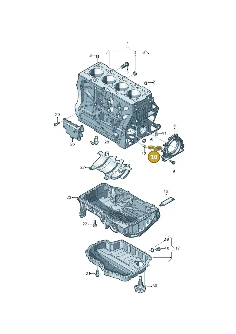 04L906433B — Skoda Fabia (2021-) diagram 837103020, position 10