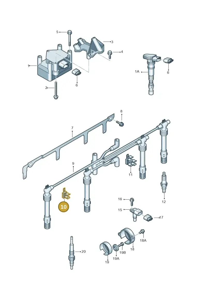 050905471 — Skoda Octavia ambiente (2008-2013) diagram 412905000, position 10