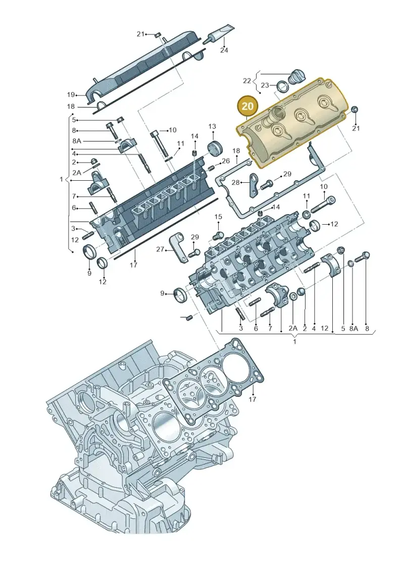 059103469AA — Skoda SUPERB                 02> (2001-) diagram 260103600, position 20