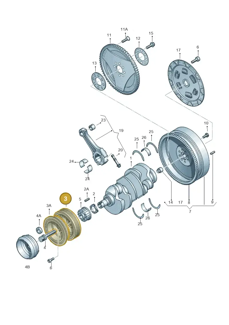 059105251AC — Skoda SUPERB                 02> (2001-) diagram 118105300, position 3