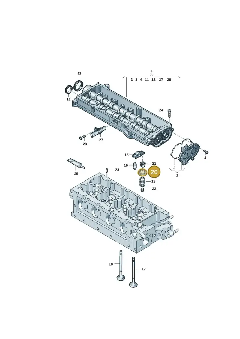 059109641K — Skoda Octavia (2019-2024) diagram 884109045, position 20