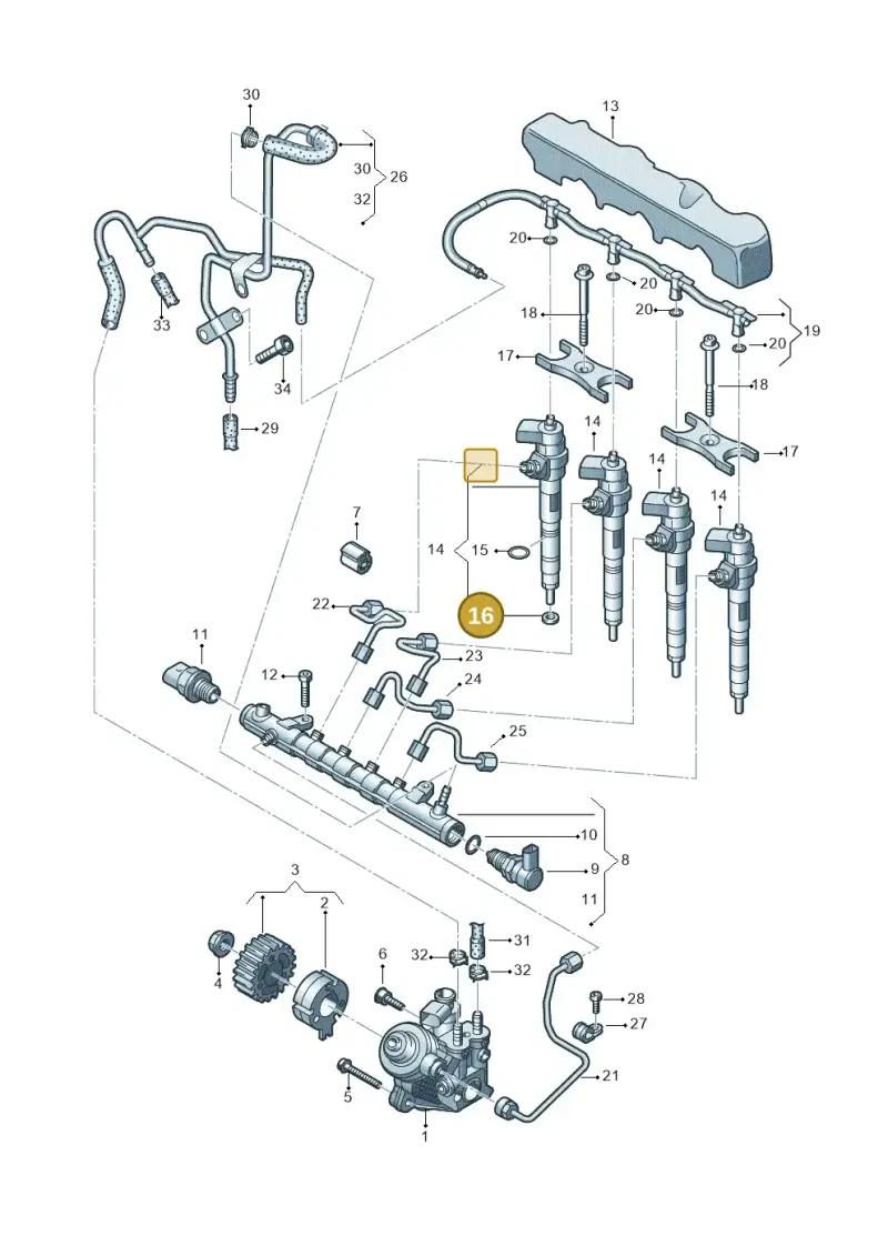 059130519 — Skoda Kodiaq (2024-) diagram 746130000, position 16