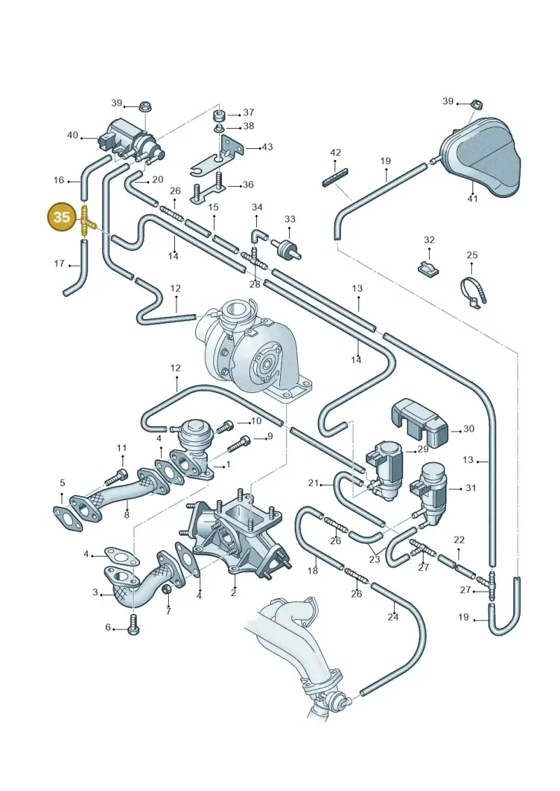 059133537 — Skoda SUPERB                 02> (2001-) diagram 219131200, position 35