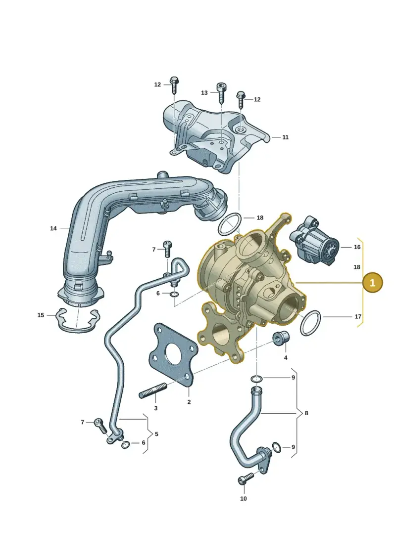 05C145704A — Skoda Fabia (2021-) diagram 5h0145150, position 1