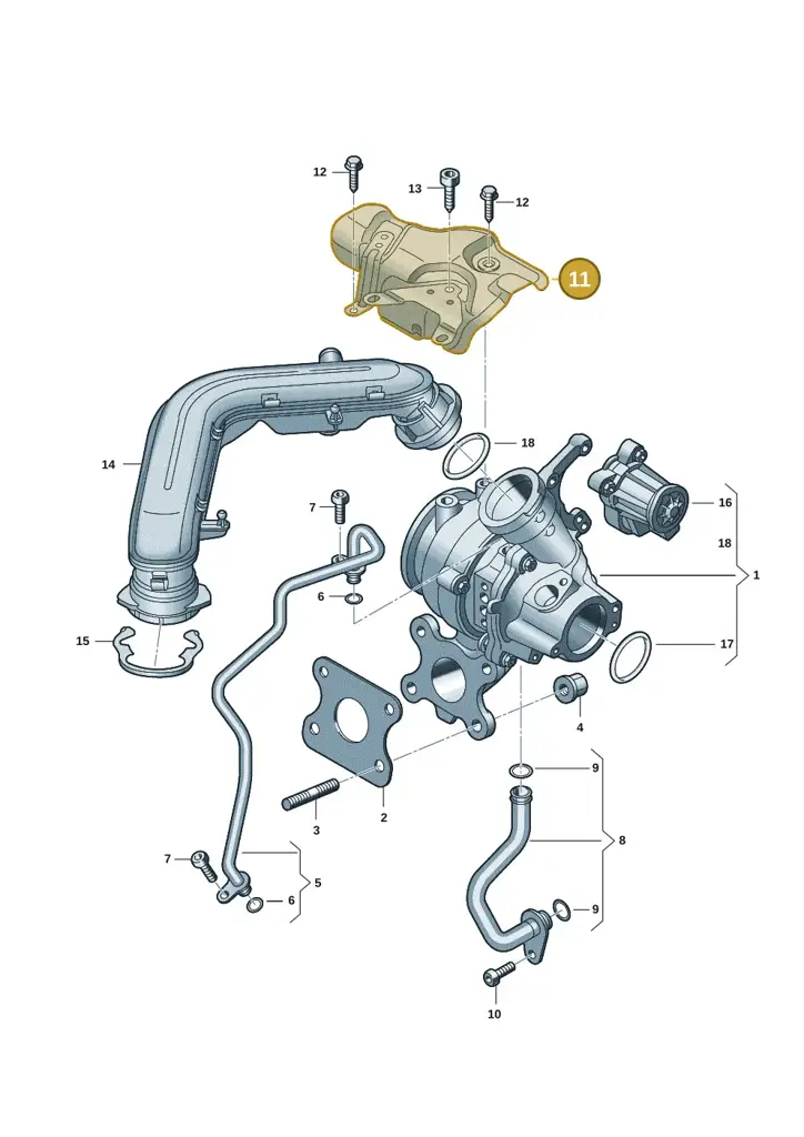 05C253041B — Skoda Fabia (2021-) diagram 5h0145150, position 11