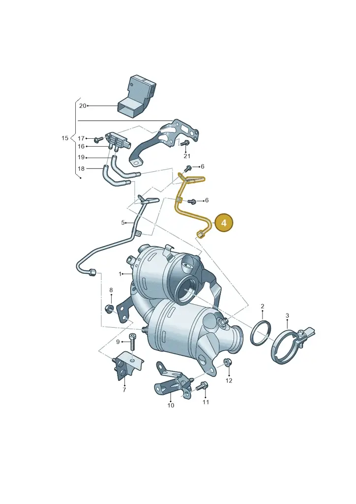 05C253574A — Skoda Fabia (2021-) diagram 587253012, position 4