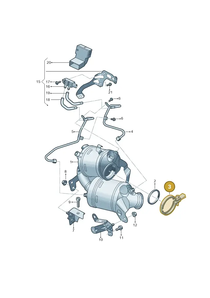 05C253725 — Skoda Fabia (2021-) diagram 587253012, position 3