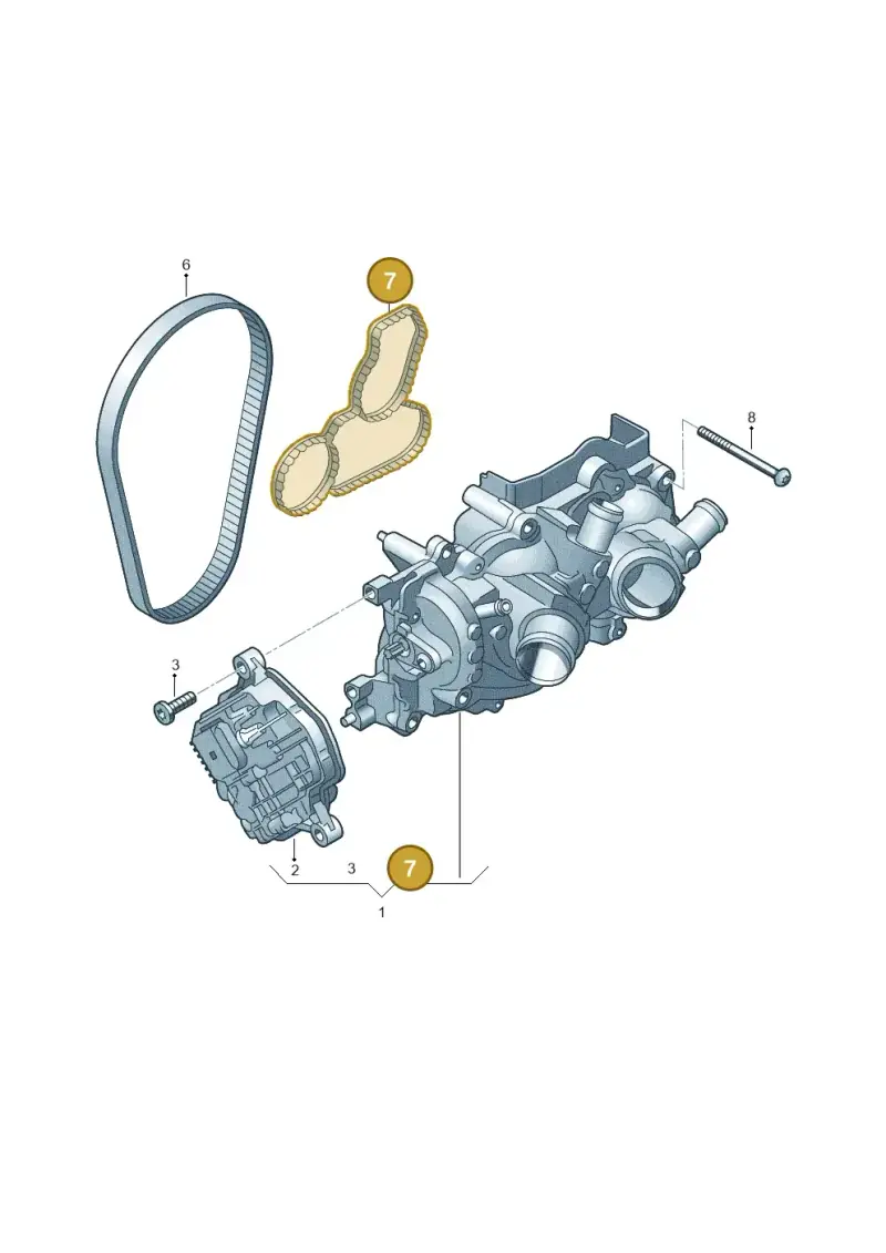 05E121119B — Skoda Kodiaq (2024-) diagram 827121290, position 7