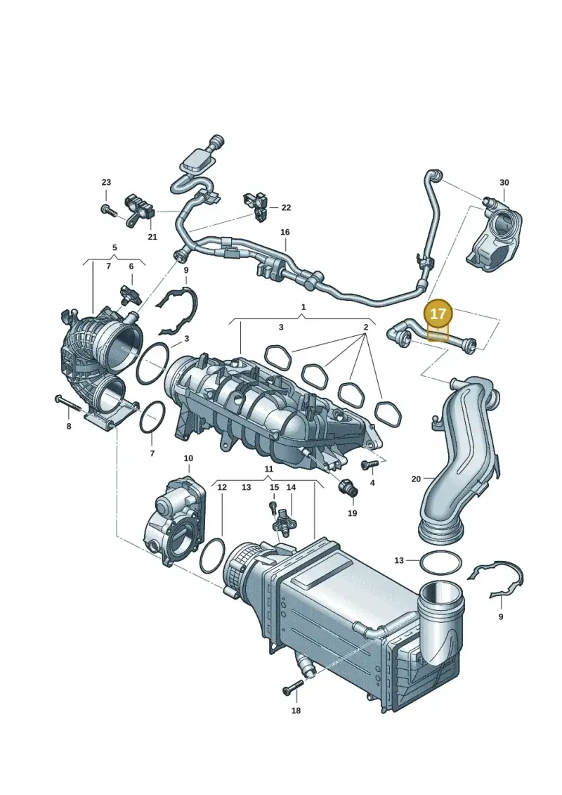 05E133366N — Skoda Kodiaq (2024-) diagram 57x133060, position 17