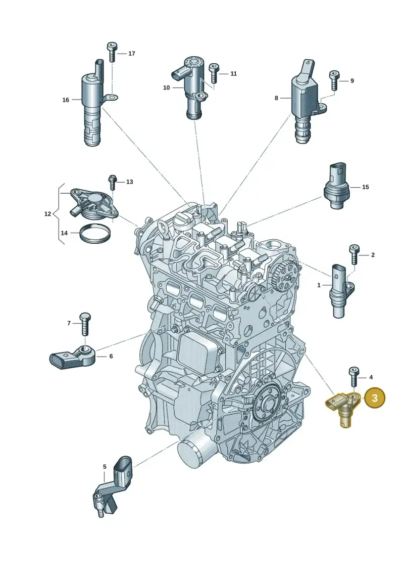 05E907601C — Skoda Fabia (2021-) diagram 907601007, position 3