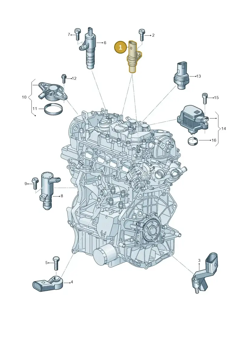 05E907601C — Skoda Kodiaq (2024-) diagram 907601006, position 1