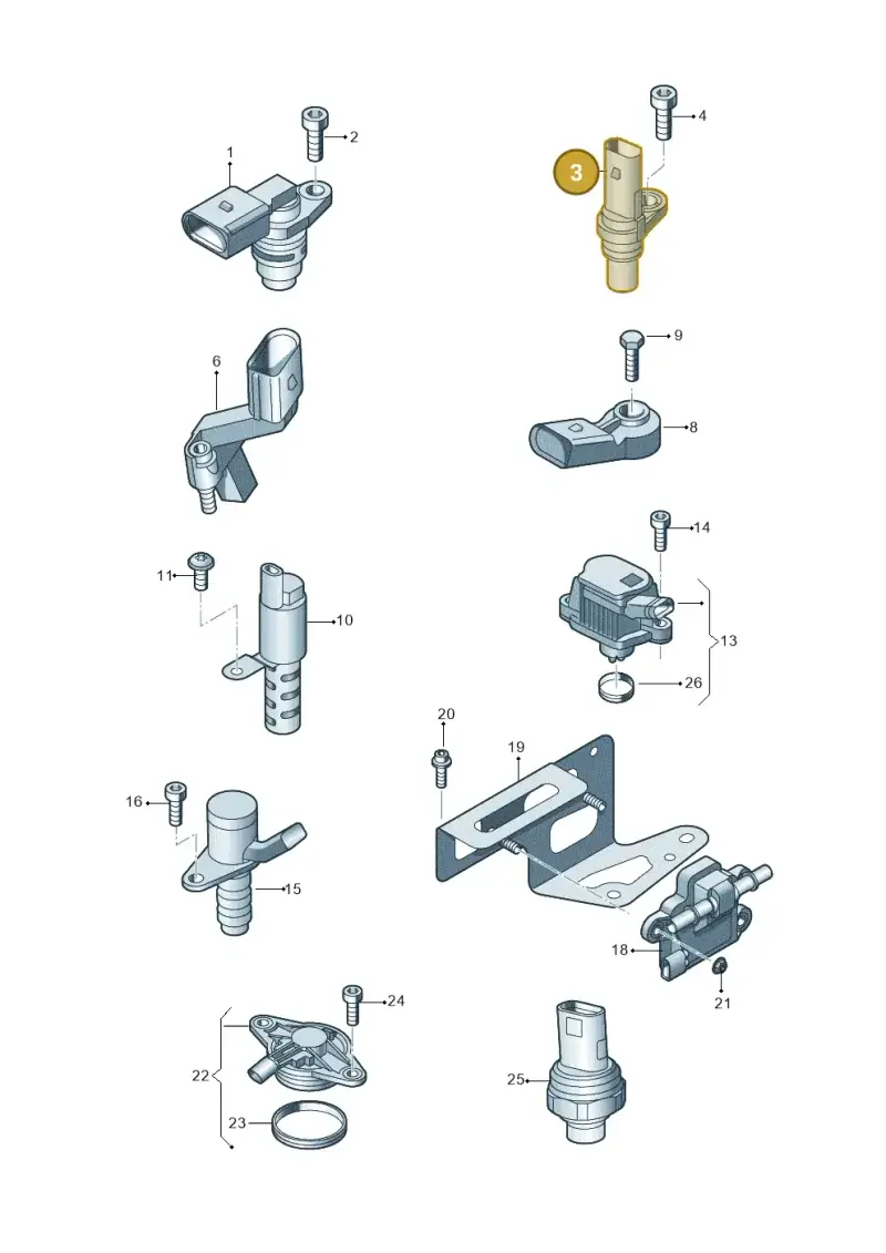 05E907601H — Skoda Kamiq (2019-) diagram 827906300, position 3