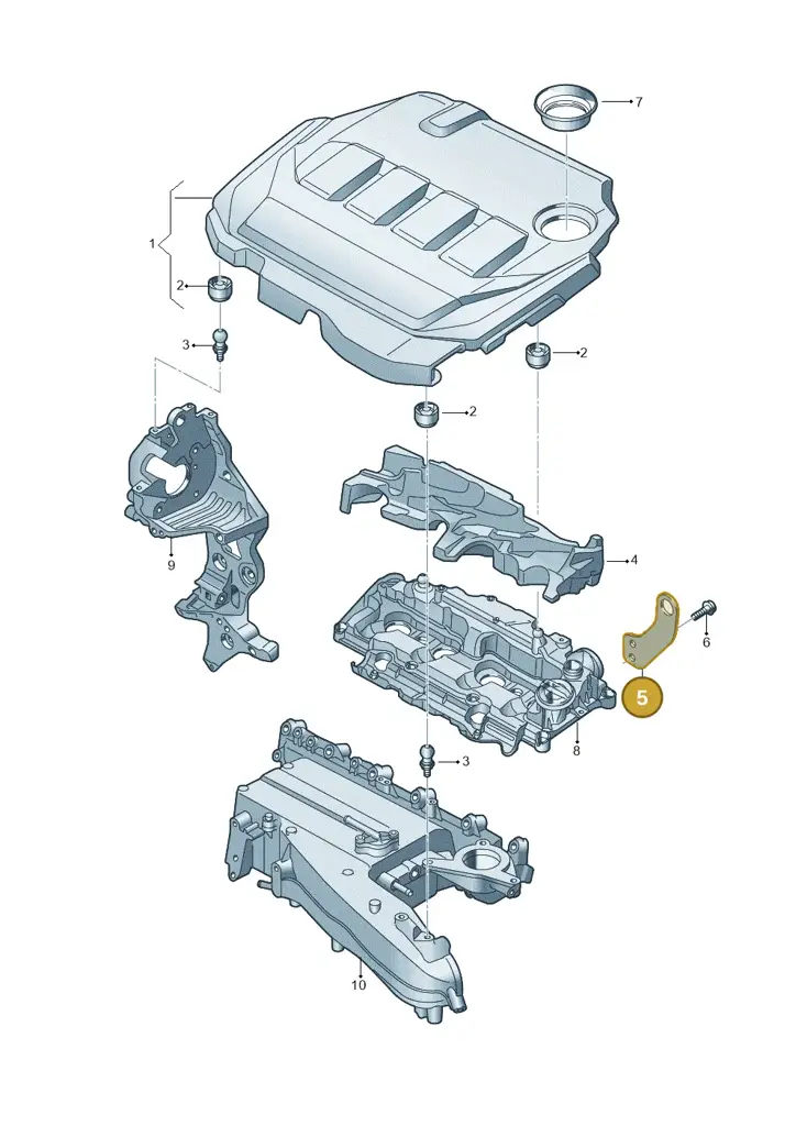 05L103390A — Skoda Kodiaq (2024-) diagram 793103092, position 5