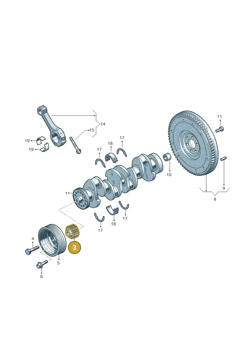 05L105263 — Skoda Kamiq (2019-) diagram 884105500, position 3