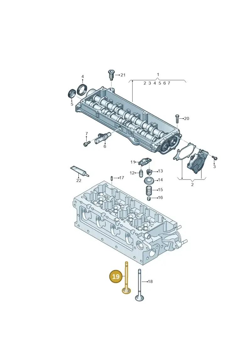 05L109611E — Skoda Karoq (2017-2022) diagram 813109046, position 19