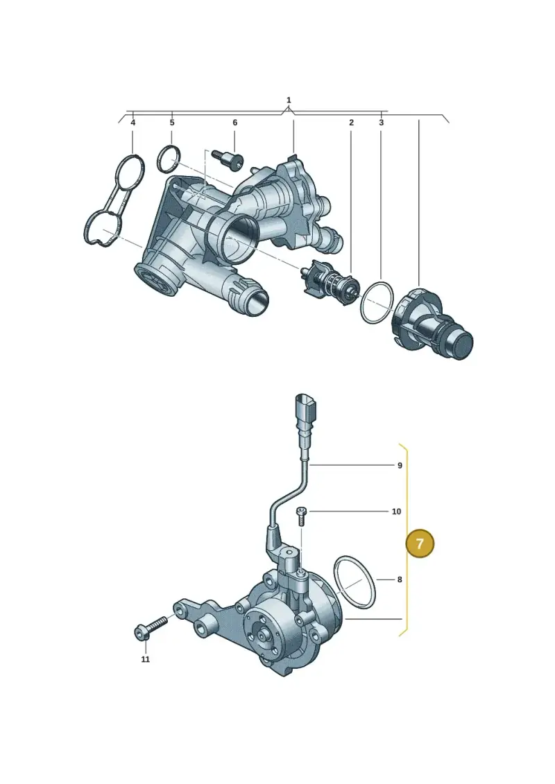 05L121011E — Skoda Superb Combi (2023-) diagram 7t0121080, position 7