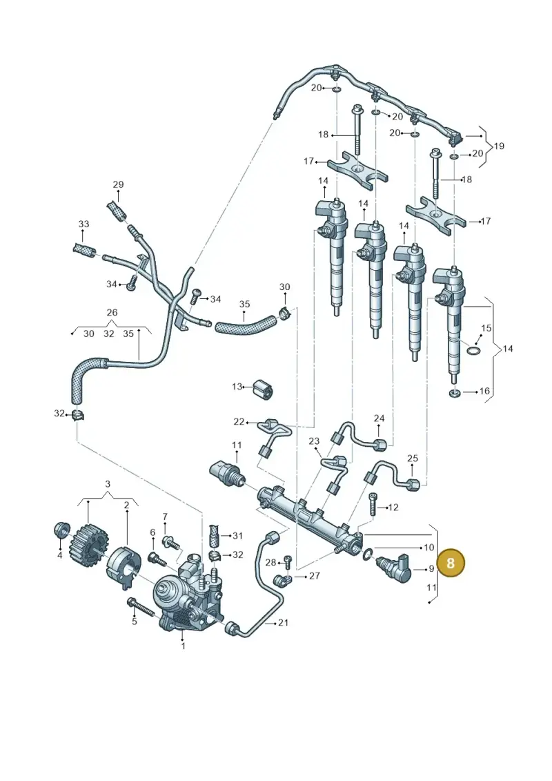 05L130089 — Skoda Karoq (2017-2022) diagram 596130460, position 8