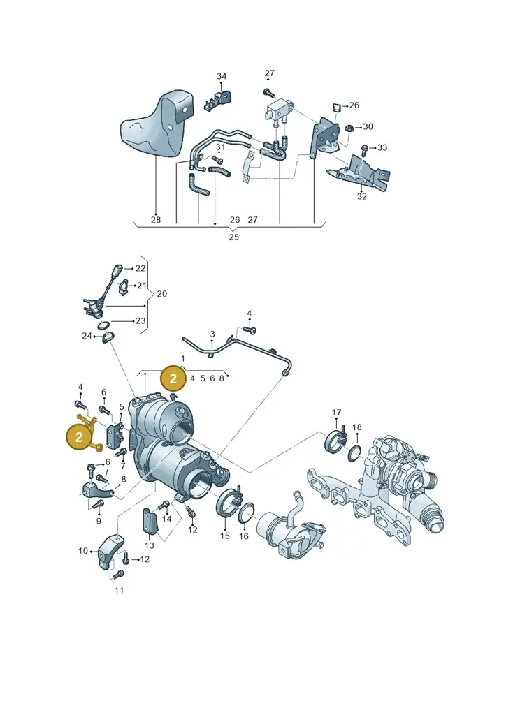05L131582AA — Skoda Kodiaq (2024-) diagram 3j0253162, position 2