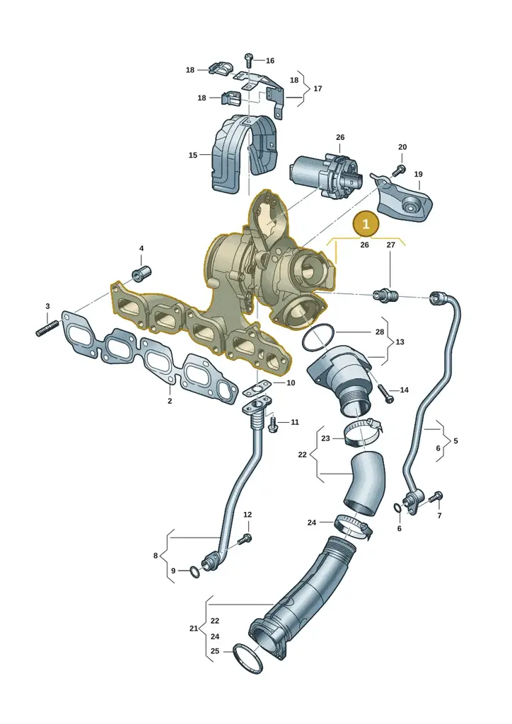 05L253019P — Skoda Kodiaq (2024-) diagram 5h0145500, position 1