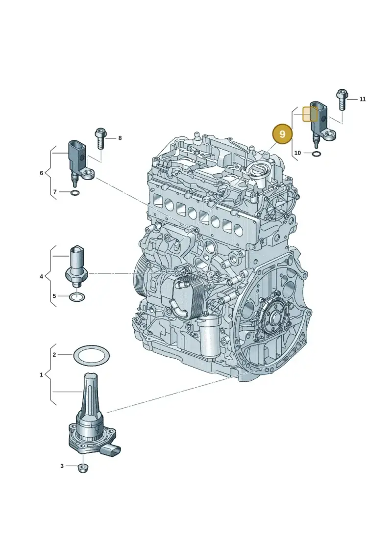 05L919501B — Skoda Kodiaq (2024-) diagram 907660013, position 9