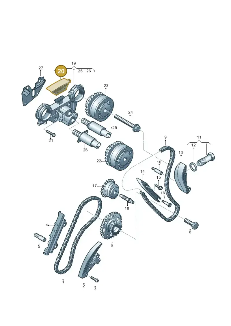 066109514A — Skoda Superb (2013-2015) diagram 710109600, position 20