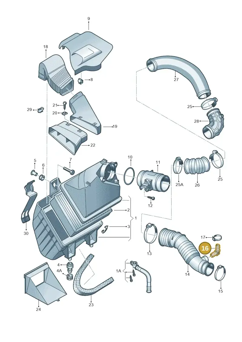 069129631 — Skoda SUPERB                 02> (2001-) diagram 260129400, position 16