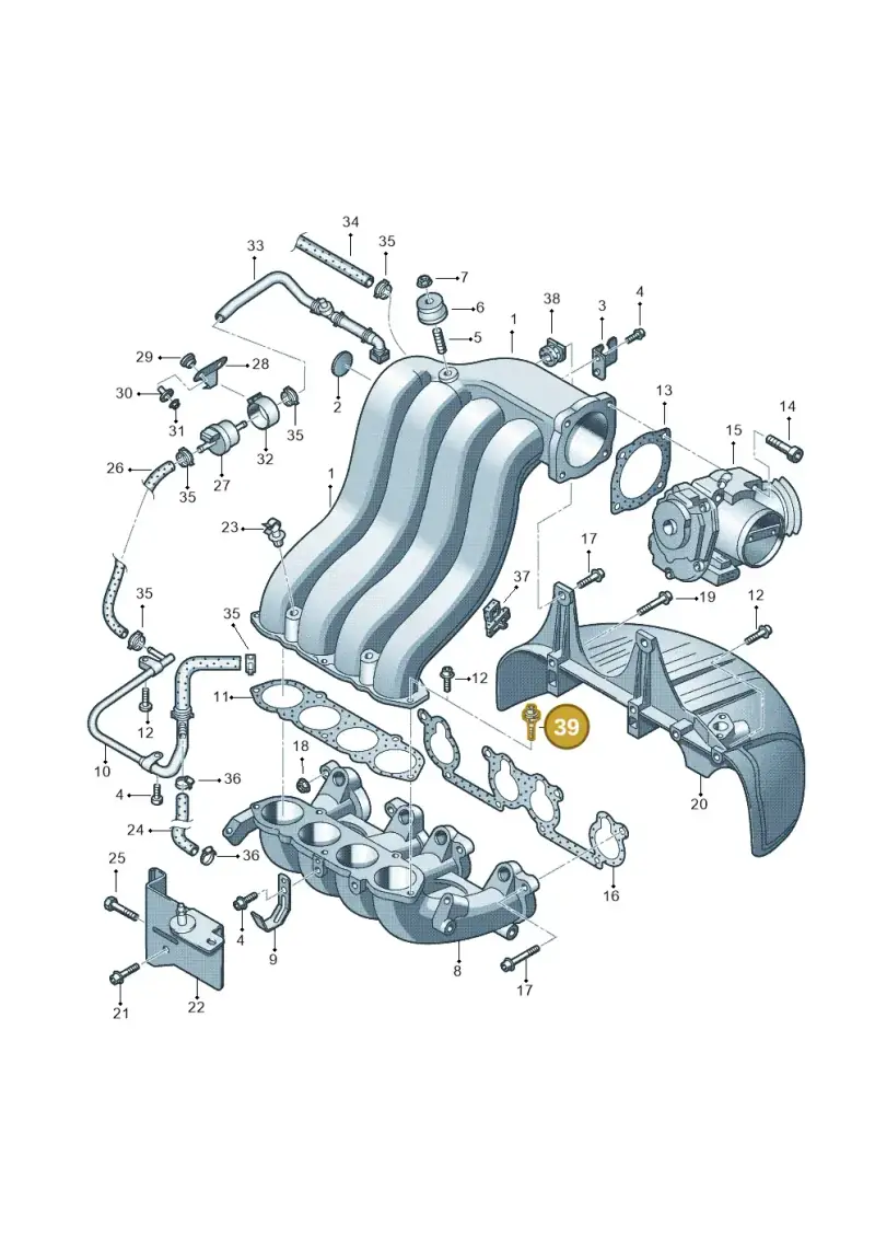 06A129776B — Skoda OCTAVIA/COMBI/4X4      01> (2000-) diagram 194133270, position 39