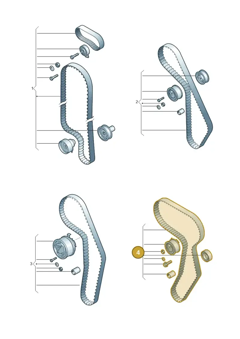 06A198119B — Skoda OCTAVIA/COMBI/4X4      01> (2000-) diagram 420109000, position 4