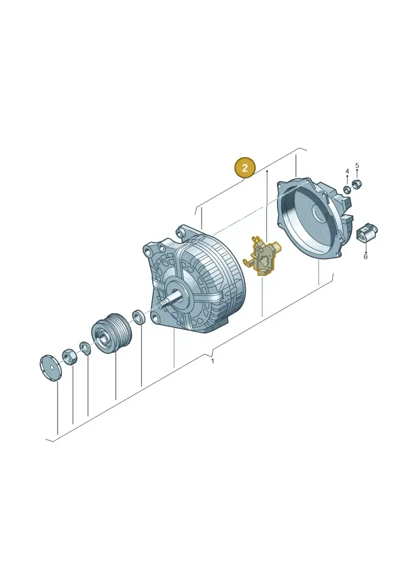 06B903019EX — Skoda Superb (2013-2015) diagram 746903000, position 2
