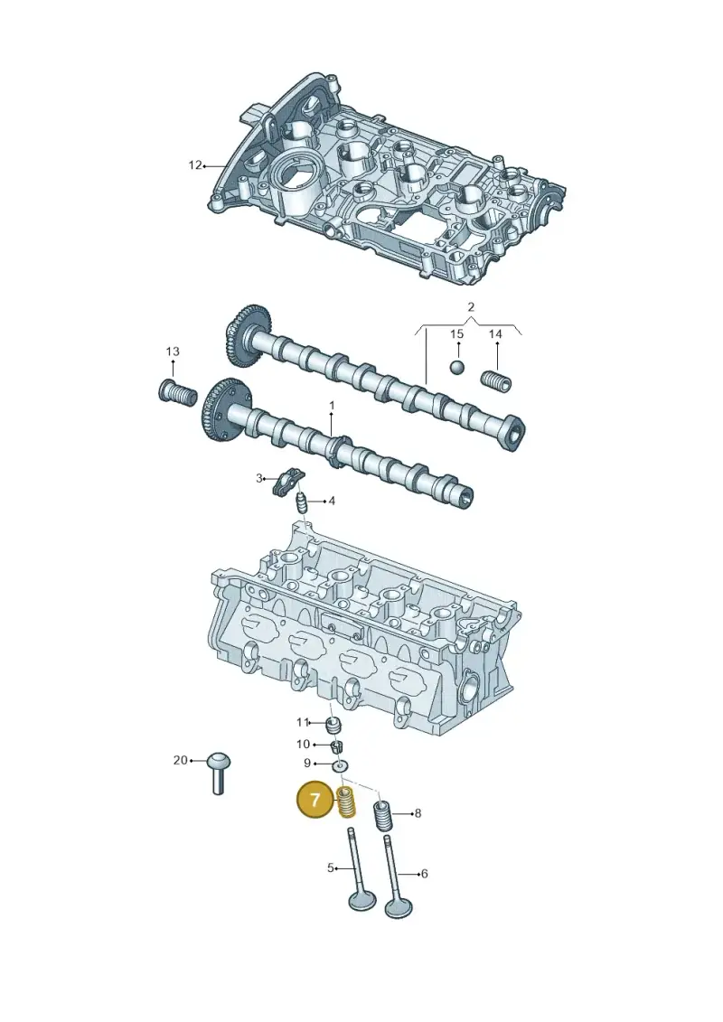 06E109623AC — Skoda Kodiaq (2024-) diagram 627109200, position 7