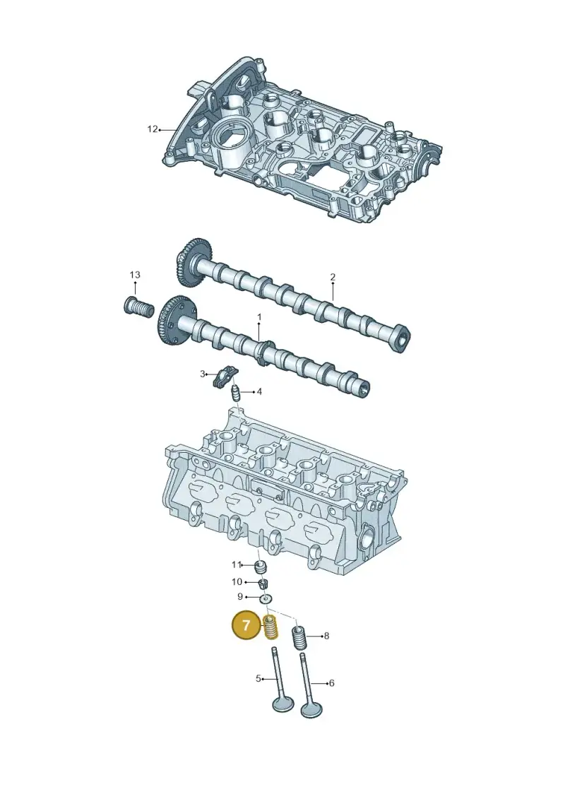 06E109623AM — Skoda Kodiaq (2016-2024) diagram 691109050, position 7